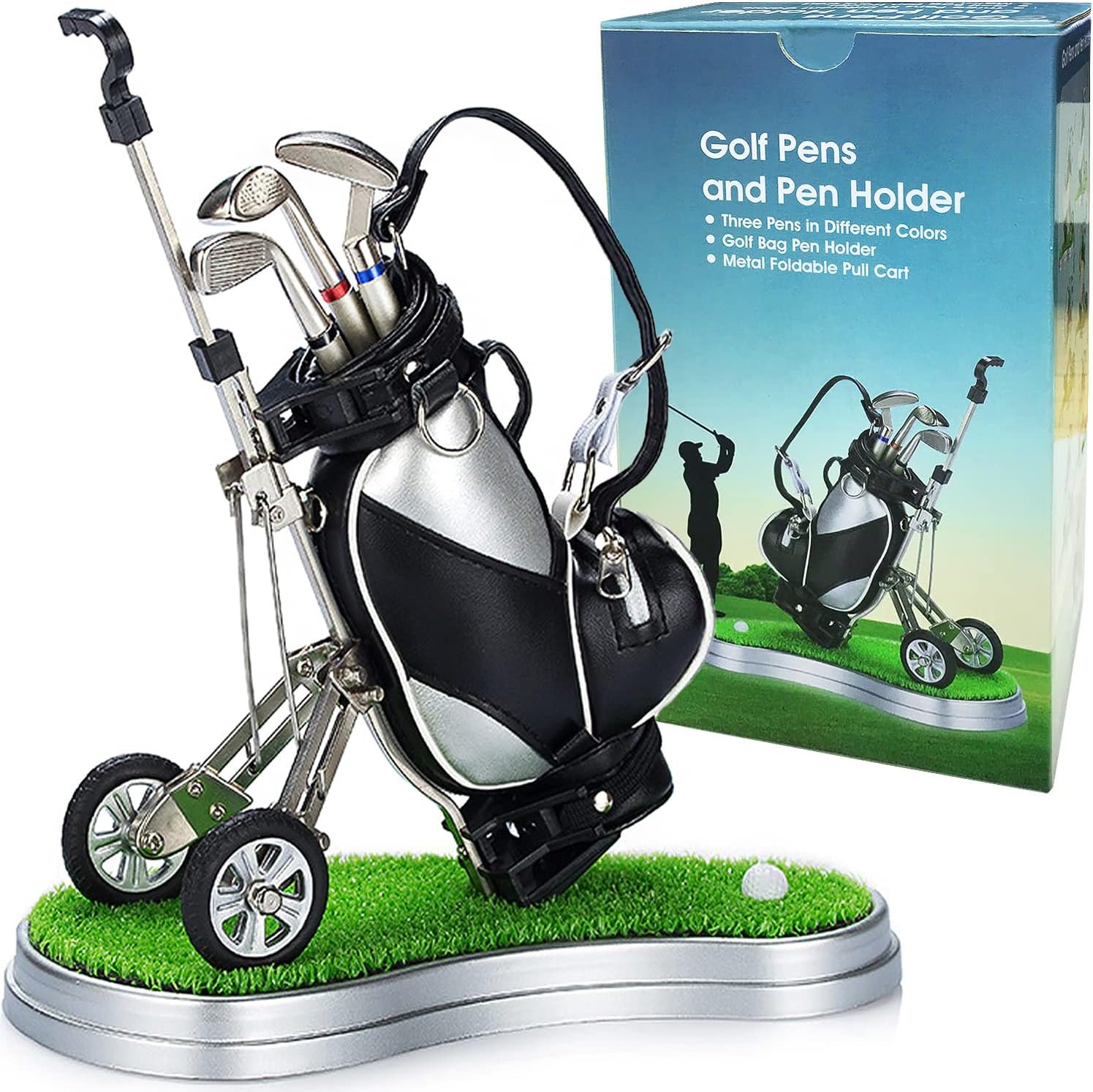🔥(HALLOWEEN SALE - 49% OFF) Golf Pen Holder Desk Golf Gifts for Men🔥
