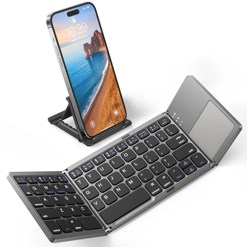 🎅(CHRISTMAS PRE SALE WHILE SUPPLIEST LAST NOW - 65% OFF) Foldable Bluetooth Keyboard with Touchpad🎅