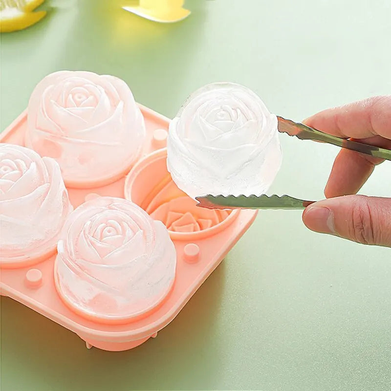 💎🌹Sweetely 5 Star Style Ice Molds - Diamonds Roses Spheres & Skulls🌹💎
