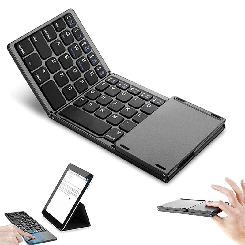 🎅(CHRISTMAS PRE SALE WHILE SUPPLIEST LAST NOW - 65% OFF) Foldable Bluetooth Keyboard with Touchpad🎅