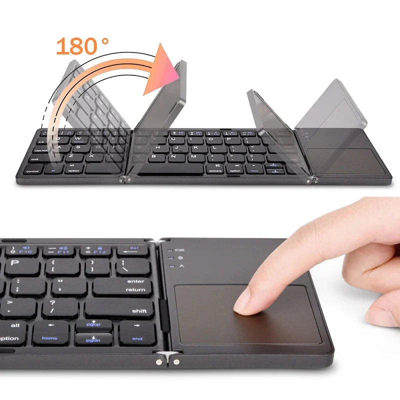 🎅(CHRISTMAS PRE SALE WHILE SUPPLIEST LAST NOW - 65% OFF) Foldable Bluetooth Keyboard with Touchpad🎅