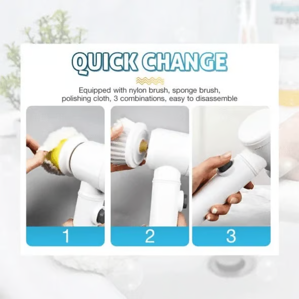 Magic Electric Cleaning Brush USB rechargeable