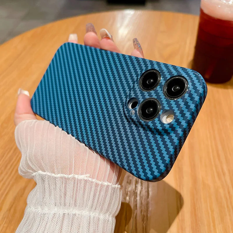 🎅Powerful Carbon Fiber Anti-Shock Lens Protection Phone Case 🎅