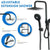 Powerful Easy Rainfall Shower Kit