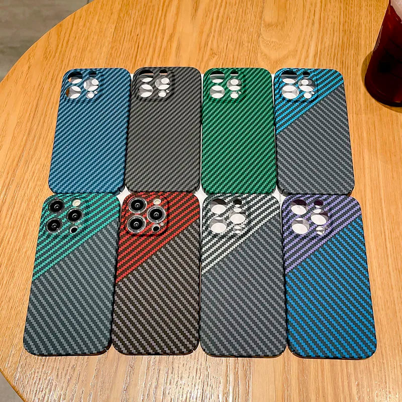 🎅Powerful Carbon Fiber Anti-Shock Lens Protection Phone Case 🎅