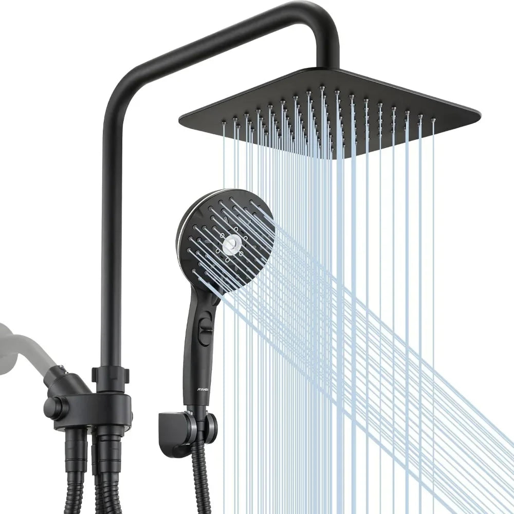 Powerful Easy Rainfall Shower Kit