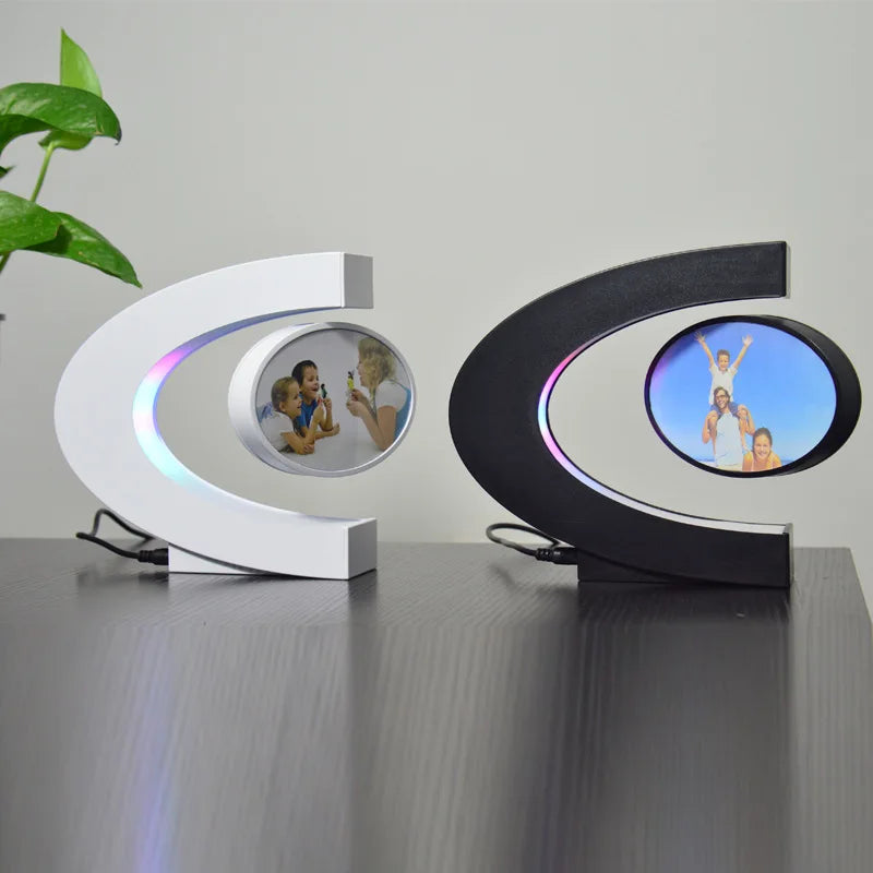 🔥(HOLIDAYS PRE SALE WHILE SUPPLIES LAST NOW-49% OFF)  Magnetic Levitating Floating Photo Frame with Colourful LED Lights🔥