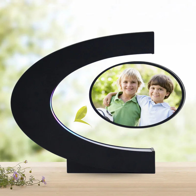 🎅(CHRISTMAS PRE SALE WHILE SUPPLIEST LAST NOW - 65% OFF) Magnetic Levitating Floating Photo Frame with Colourful LED Lights🎅