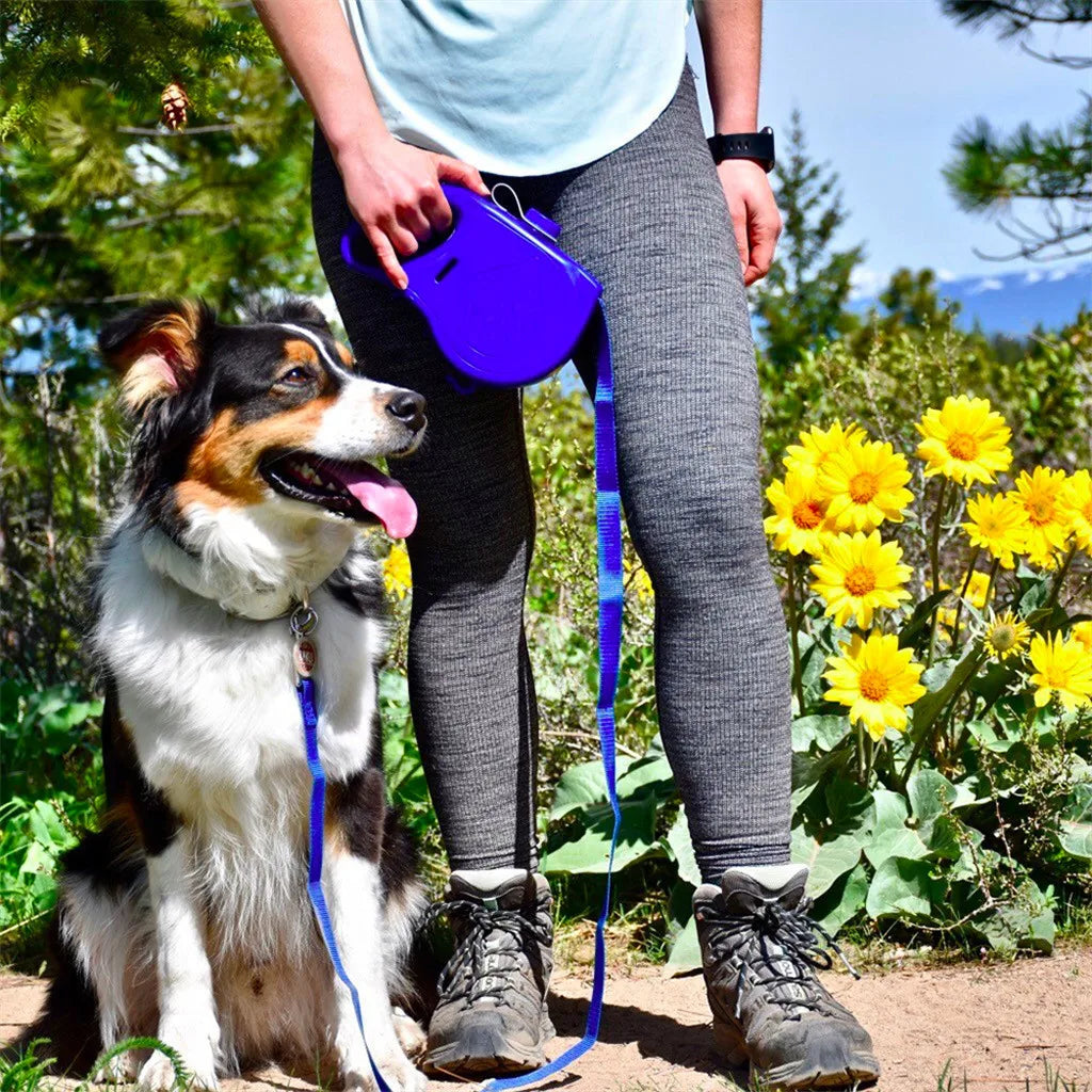 🐶Sweetely Powerful Dog Leash with Built-in Water Bottle, Bowl & Bag Holder🐶