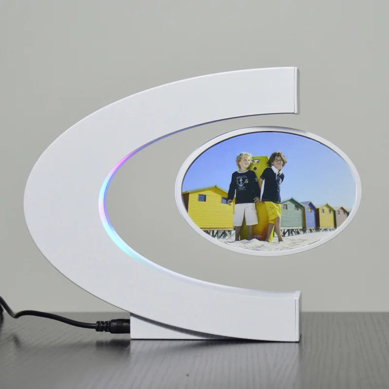 🔥(HOLIDAYS PRE SALE WHILE SUPPLIES LAST NOW-49% OFF)  Magnetic Levitating Floating Photo Frame with Colourful LED Lights🔥