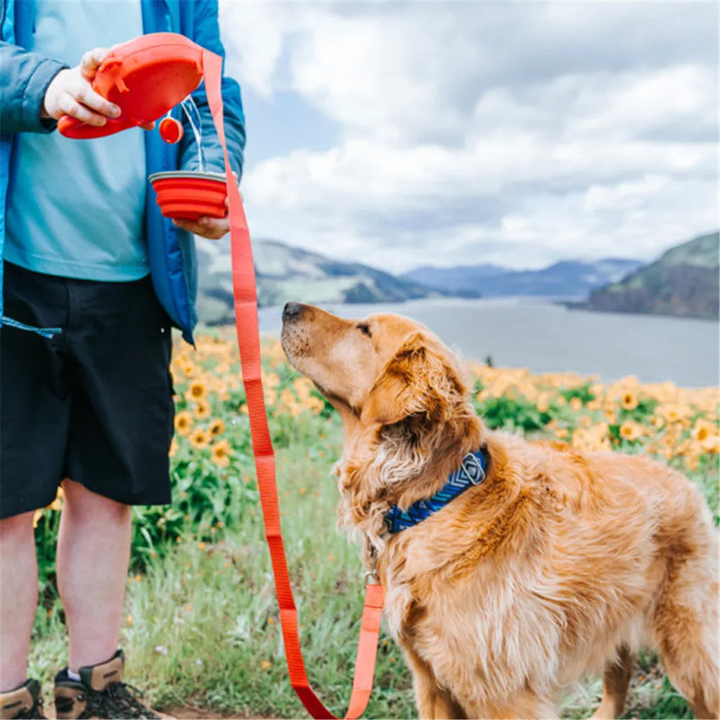 🐶Sweetely Powerful Dog Leash with Built-in Water Bottle, Bowl & Bag Holder🐶