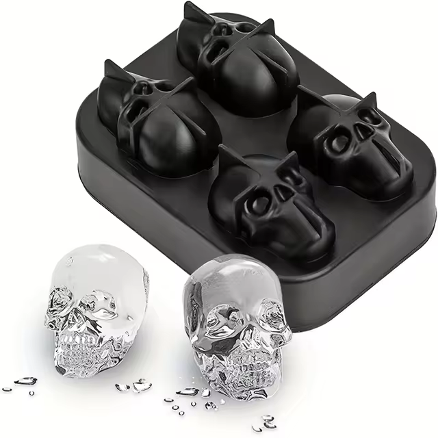 💎🌹Sweetely 5 Star Style Ice Molds - Diamonds Roses Spheres & Skulls🌹💎