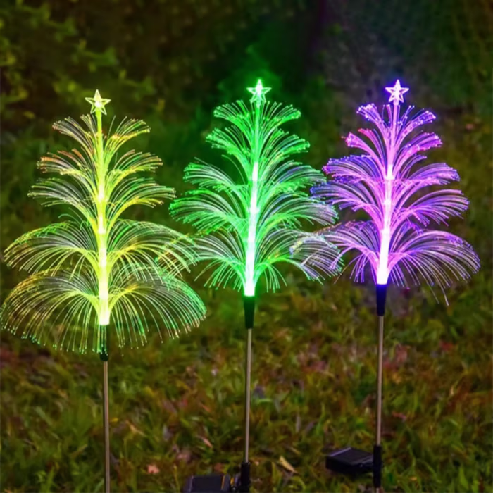 Seven Colors Gradient Solar Christmas Tree Lights