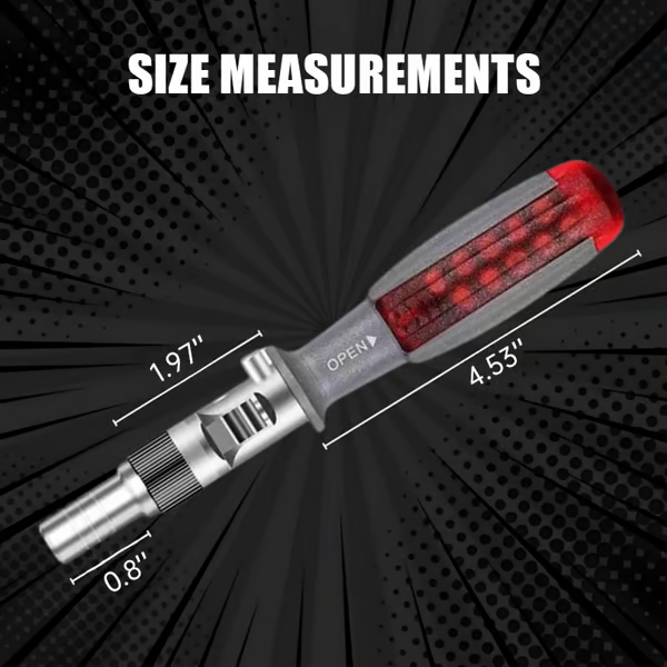 🔥Sweetely 11-in-1 Angle Ratchet Screwdriver Set 🔧