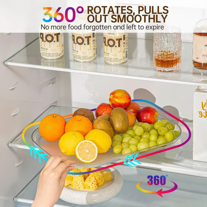 (🔥CELEBRATING 50,000 CUSTOMERS WHILE SUPPLIES LAST NOW - 49% OFF) Sweetely Turntable Refrigerator Organizer🔥
