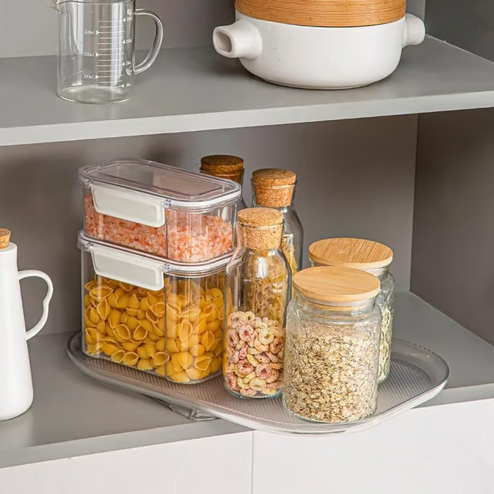 (🔥CELEBRATING 50,000 CUSTOMERS WHILE SUPPLIES LAST NOW - 49% OFF) Sweetely Turntable Refrigerator Organizer🔥