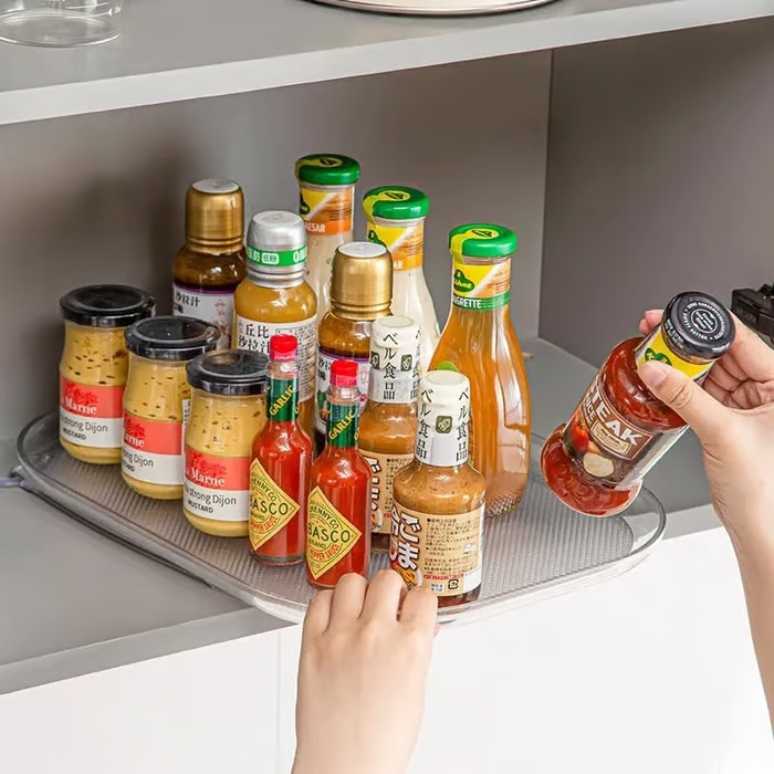 (🔥CELEBRATING 50,000 CUSTOMERS WHILE SUPPLIES LAST NOW - 49% OFF) Sweetely Turntable Refrigerator Organizer🔥