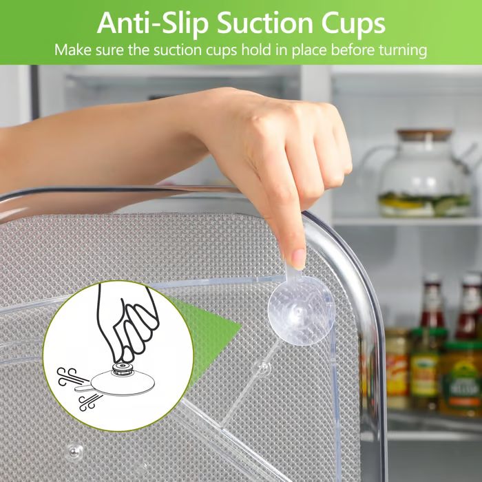 (🔥CELEBRATING 50,000 CUSTOMERS WHILE SUPPLIES LAST NOW - 49% OFF) Sweetely Turntable Refrigerator Organizer🔥