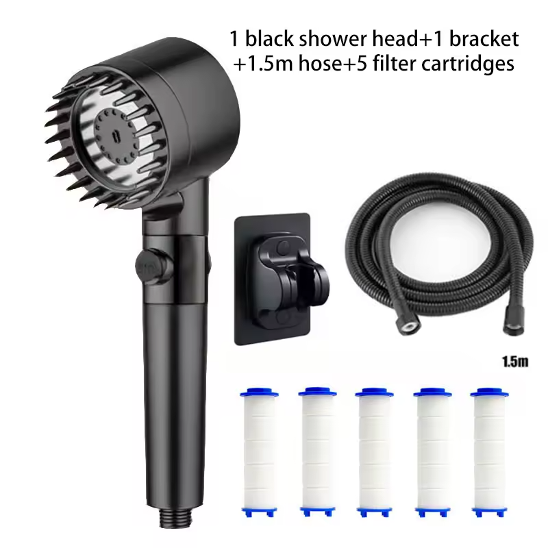 🚿Powerful Mist Massage Shower Spa Head With Filter & Versatile One-button Adjustment🚿