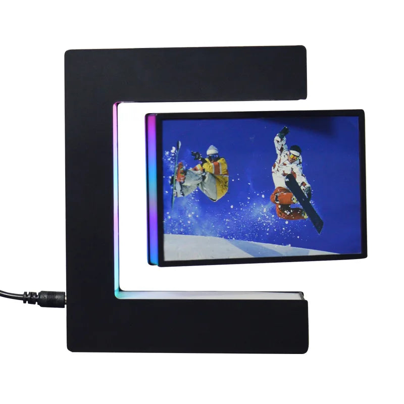 🔥(HOLIDAYS PRE SALE WHILE SUPPLIES LAST NOW-49% OFF)  Magnetic Levitating Floating Photo Frame with Colourful LED Lights🔥
