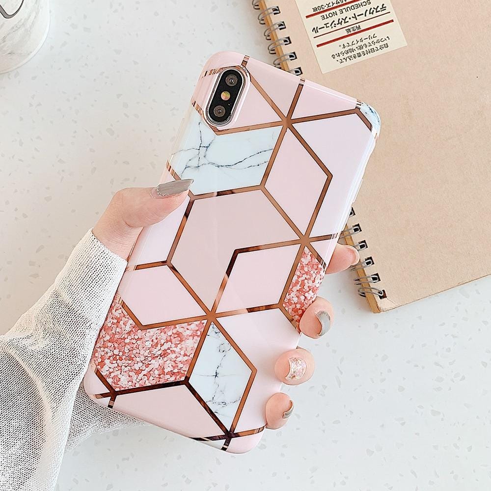Marque Lux stoßfeste geometrische iPhone 11-Hülle