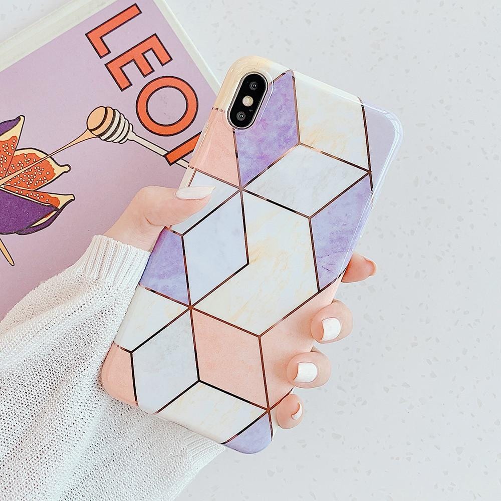 Marque Lux stoßfeste geometrische iPhone 11-Hülle