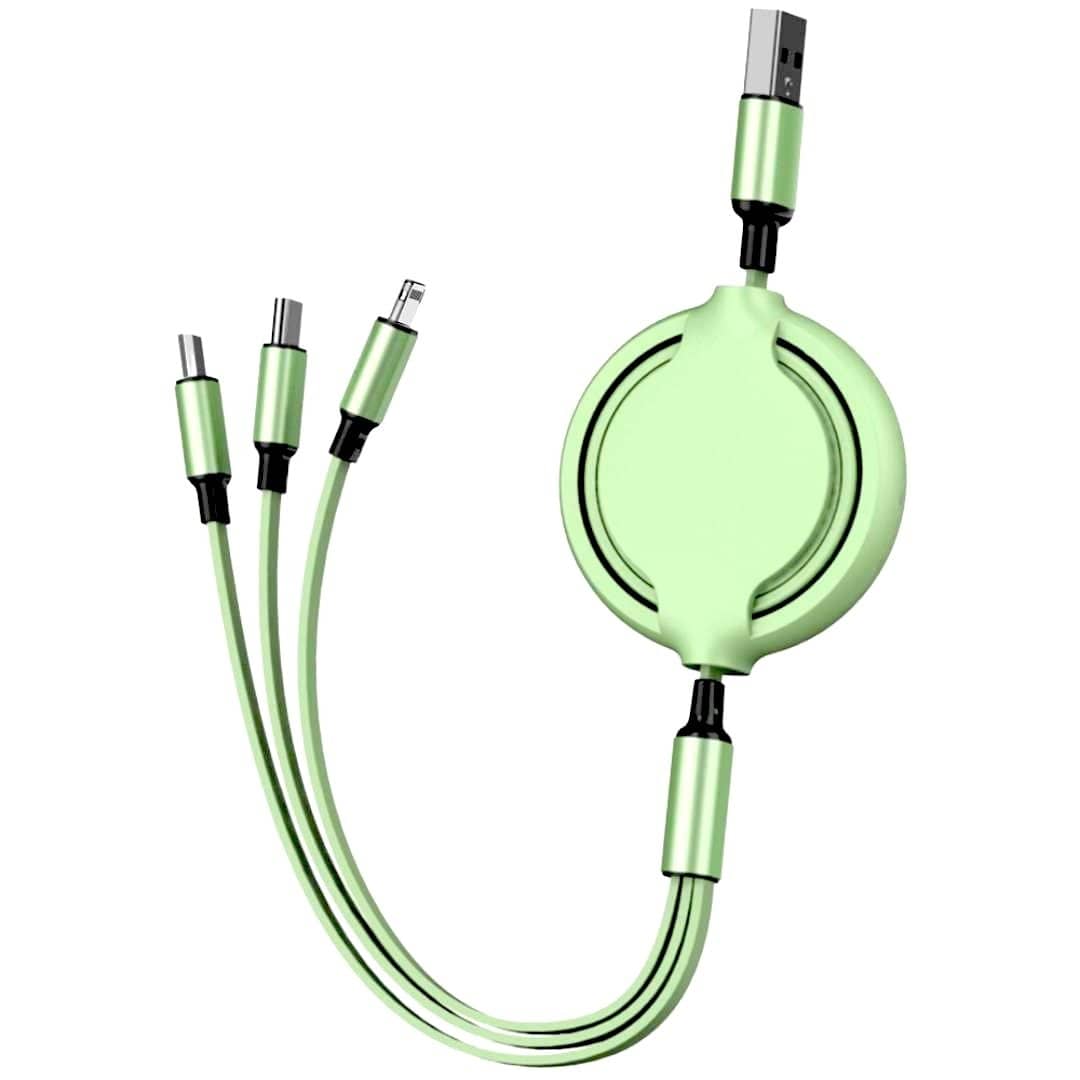 สายชาร์จแบบยืดหดได้ 3 in 1