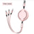 3 in 1 Retractable Charging Cable