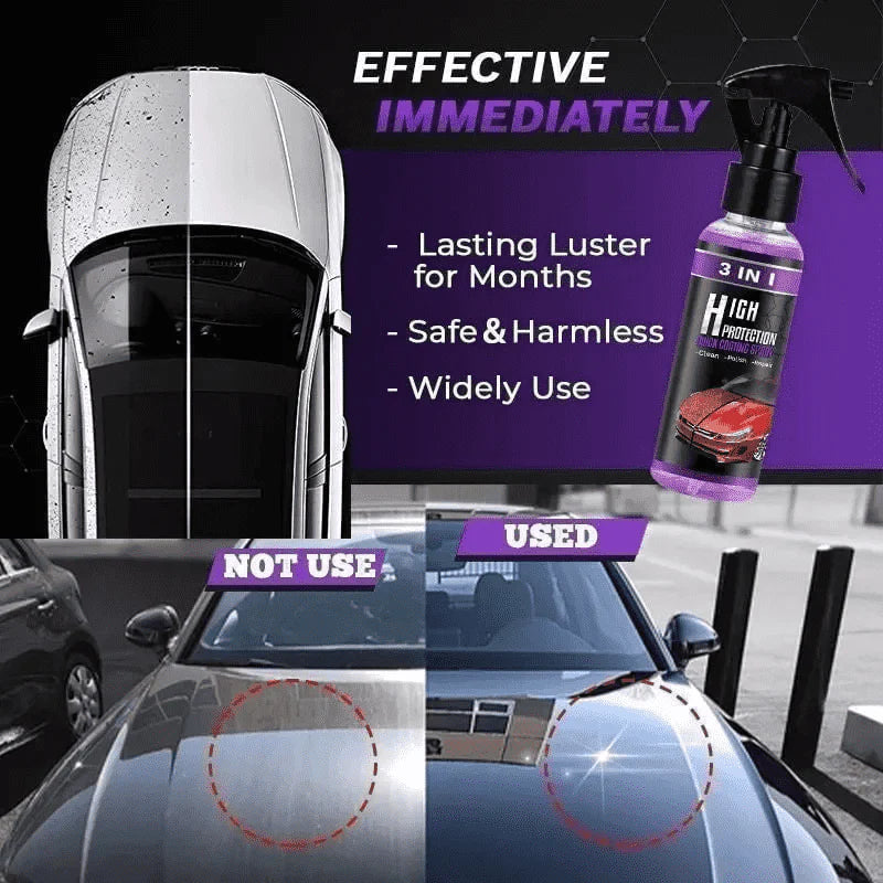 back-up van 3 in 1 High Protection Fast Car Ceramic Coating Spray