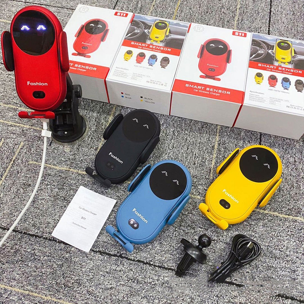 🎅(CHRISTMAS PRE SALE WHILE SUPPLIEST LAST NOW - 65% OFF) Smart Car Wireless Charger Phone Holder🎅