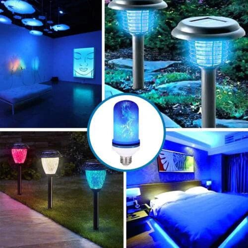 🔥Lampadina a effetto fiamma a LED con effetto di rilevamento della gravità🔥