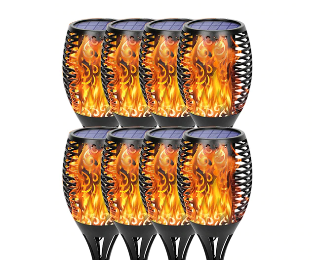 🎅Solar LED Flame Effect Lamps 🎅