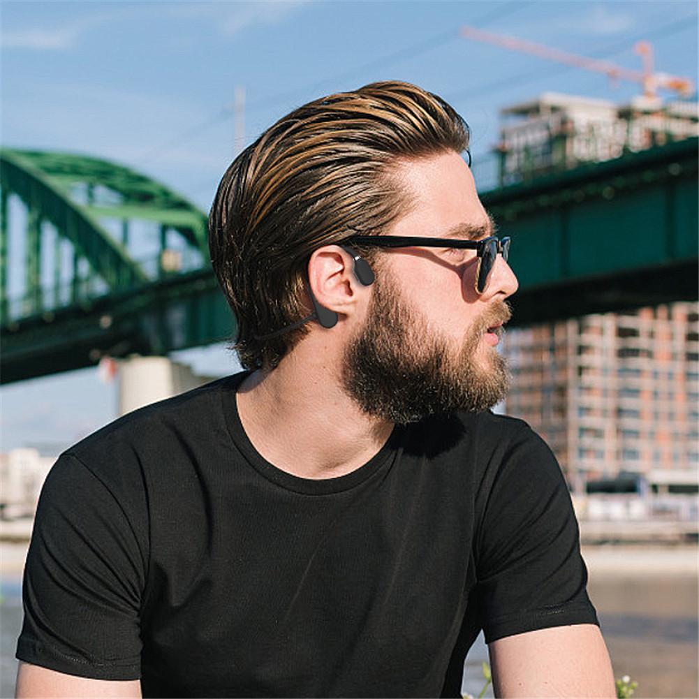 Fone de ouvido Bluetooth sem fio à prova d'água com cancelamento de ruído