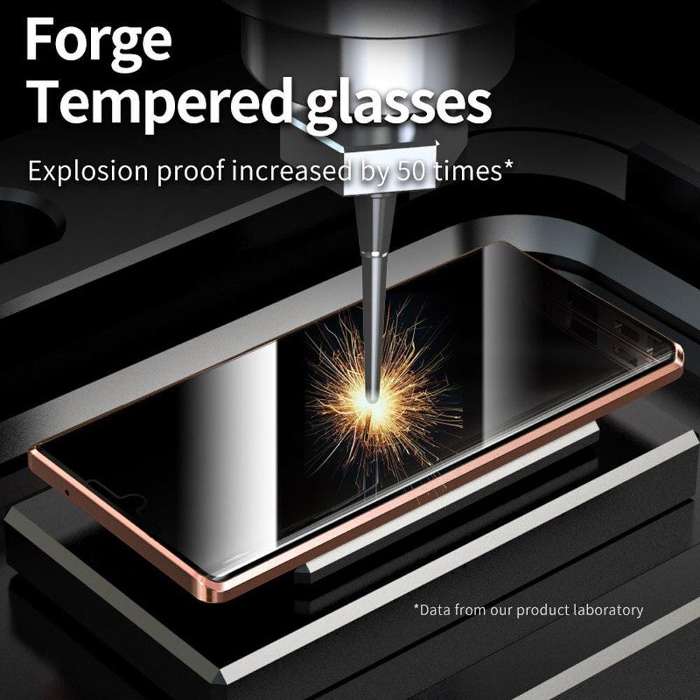 2021 Double-Sided Protection Anti-Peep Tempered Glass Phone Case