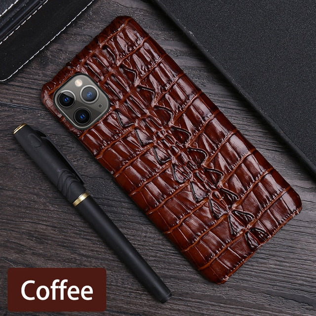 🎉Crocodile Style Leather Case🎉