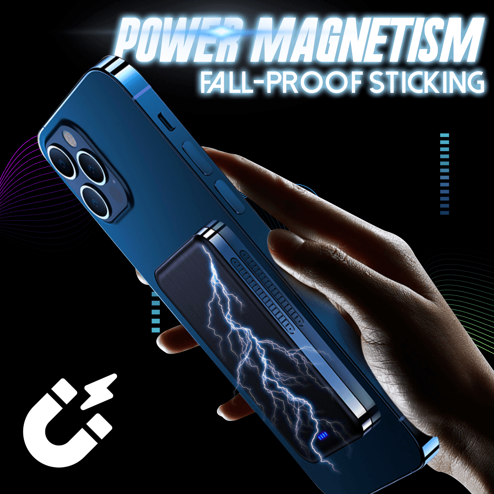 MAGG พาวเวอร์แบงค์แม่เหล็กไร้สาย 4000mah