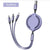 3 in 1 Retractable Charging Cable