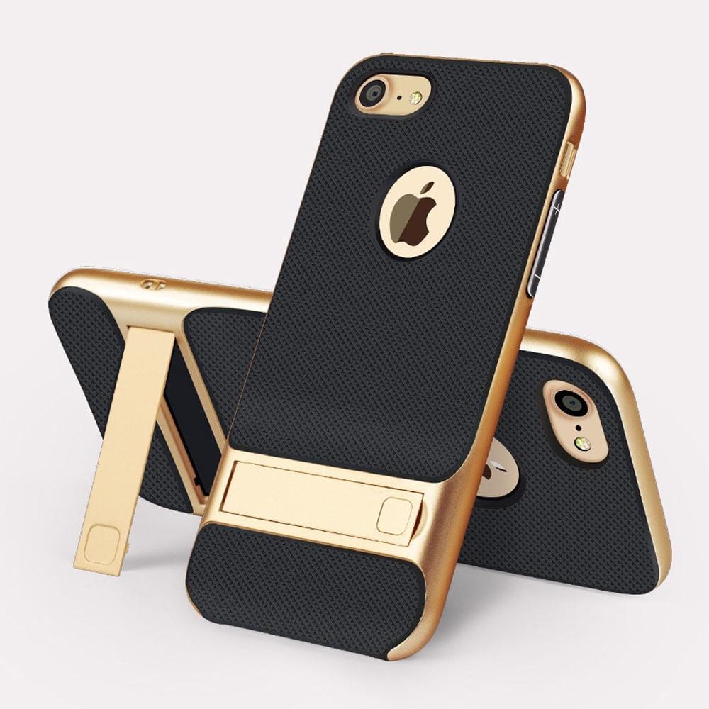 Gold Smartstand Shock Absorption Bumper Apple iPhone Case