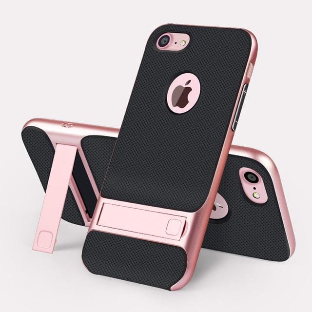 Gold Smartstand Shock Absorption Bumper Apple iPhone Case