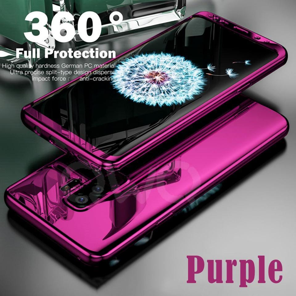 360 Grad Spiegelhüllen für Samsung Galaxy S9 S8 S7 Edge Full Cover Schutzhülle für Samsung Note 9 8 S9 Plus Hülle