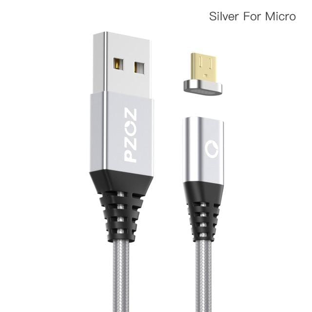 สายชาร์จ Genius Magnetic Micro USB สำหรับโทรศัพท์ iPhone และ Samsung