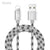 Speed Data Transfer Fiber iPhone USB Cable
