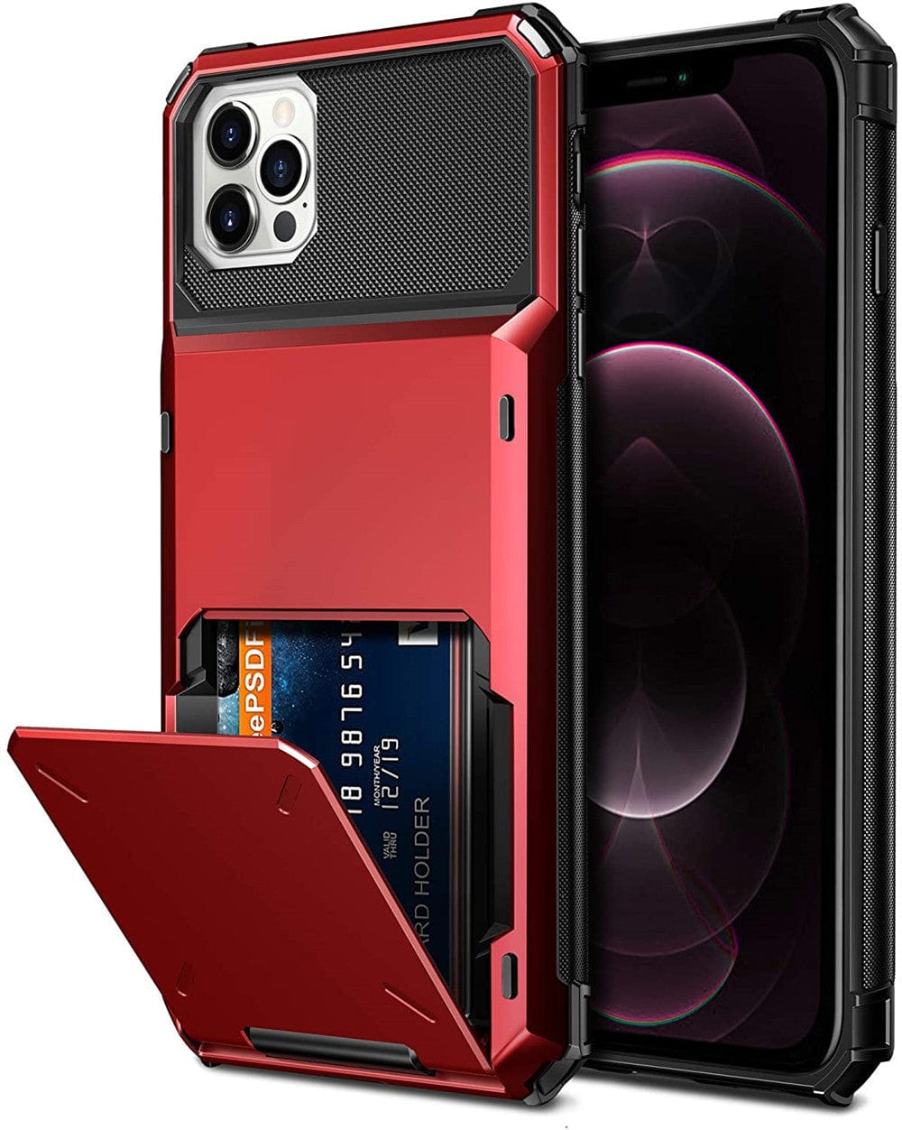 (ПРЕДПРОДАЖА ПРАЗДНИКОВ — СКИДКА 49%) Чехол-бумажник SmartCase с держателем для карт и прочным противоударным чехлом